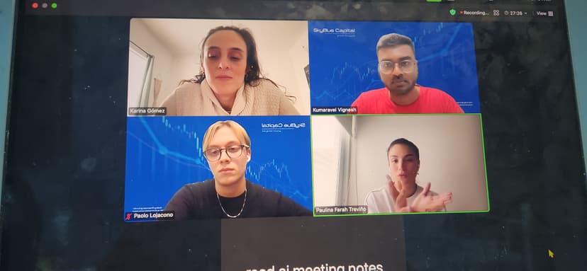 On a call with the team
